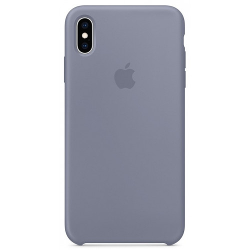 Silikonový kryt na iPhone Xs Max – levandulově šedý
